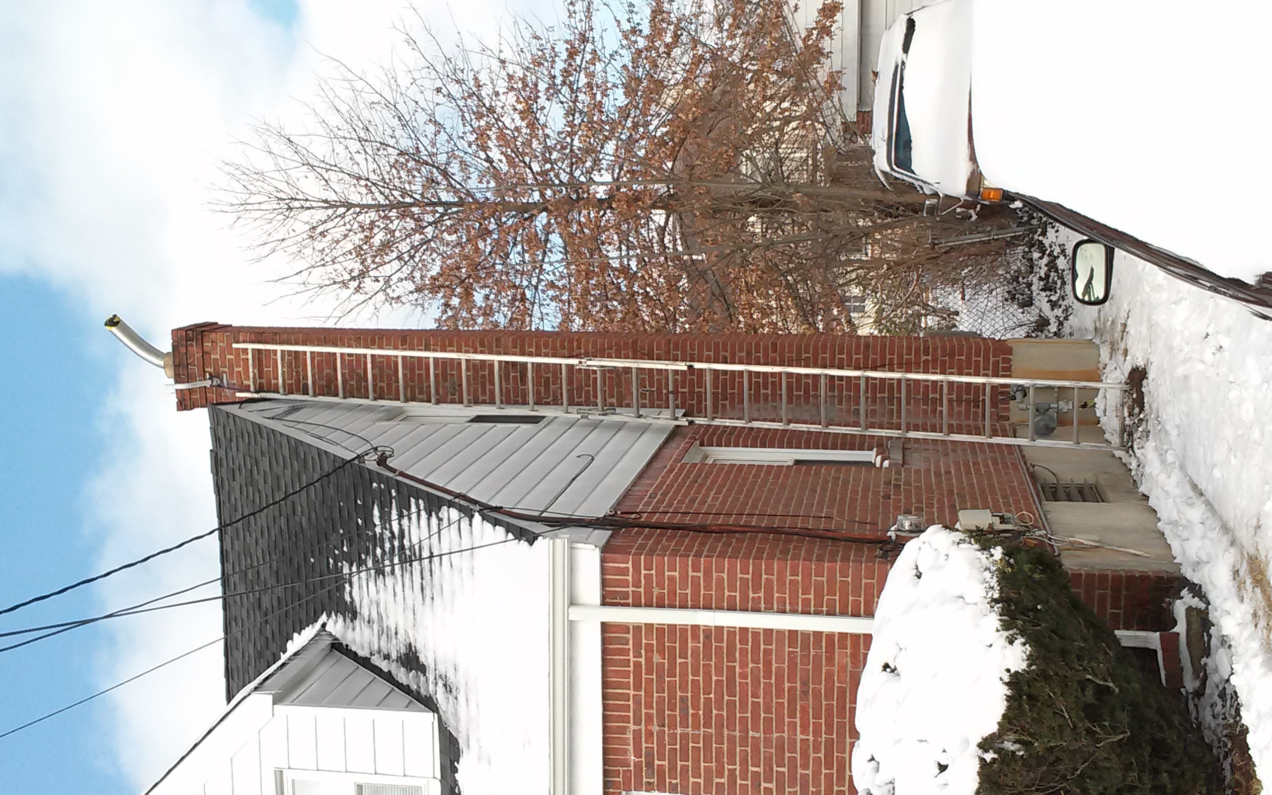 Stainless steel chimney liner installation in Central Islip, NY